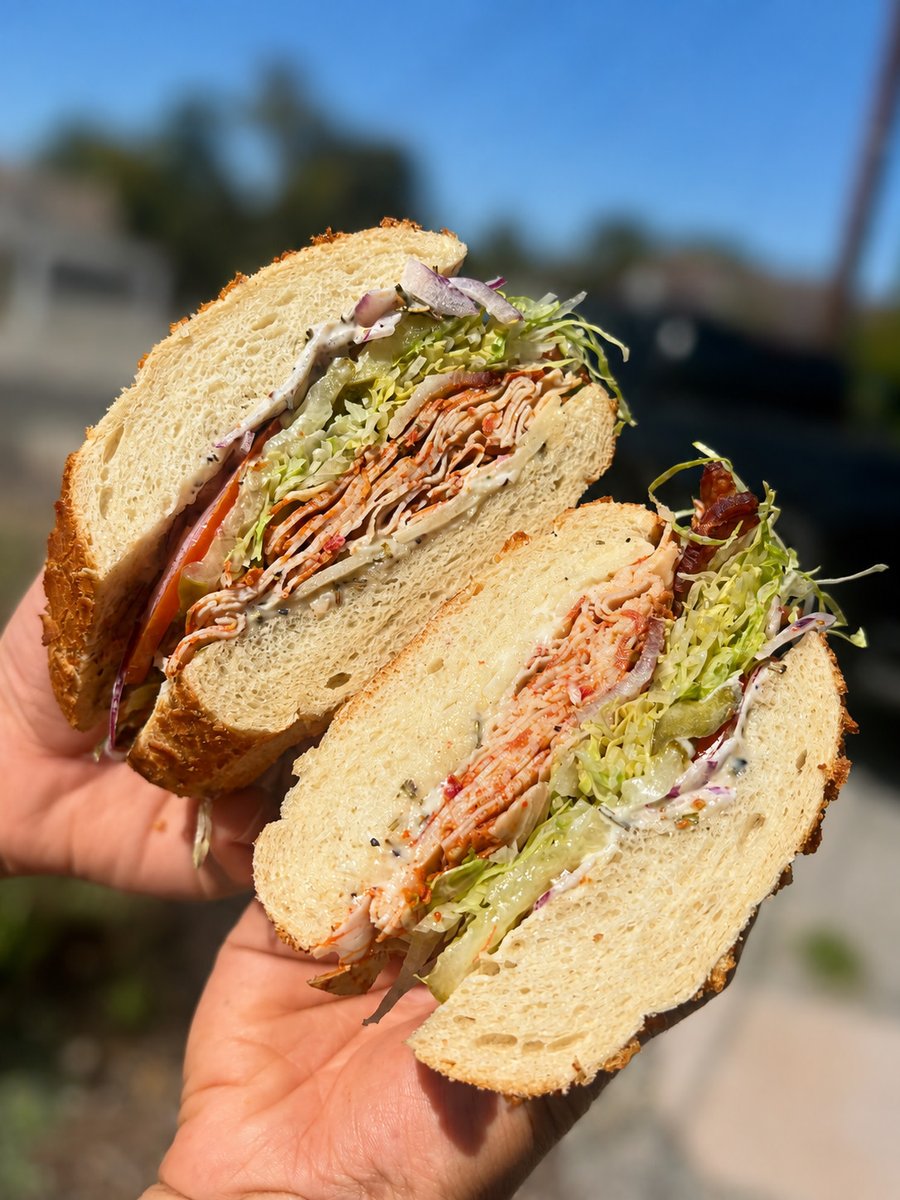 A fresh Sando Club sandwich
