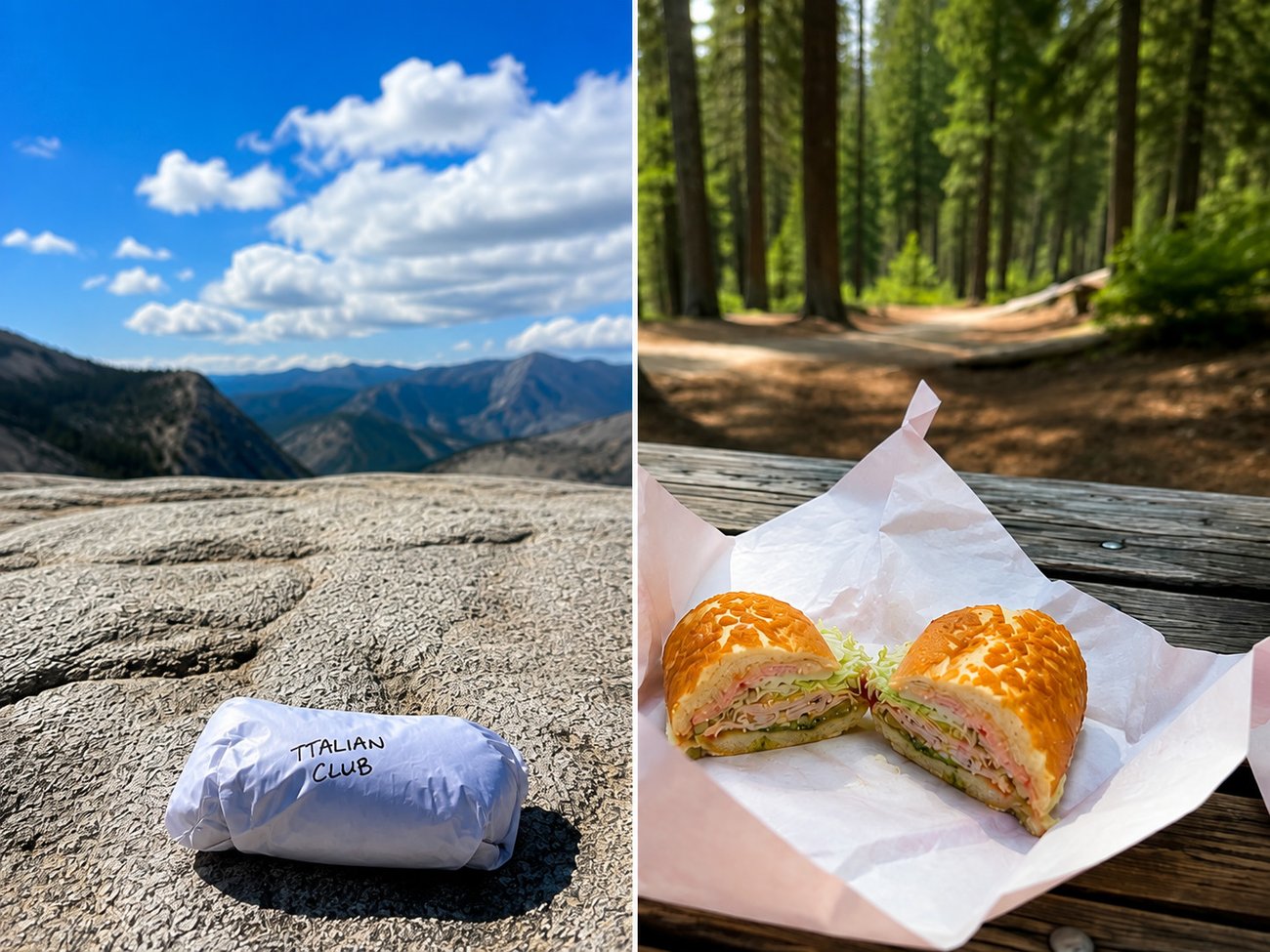 Sando Club sandwiches out in the wild
